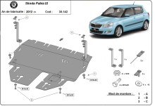 Stalowa Osłona pod silnik Skoda Fabia 3 (2015-2021)