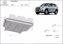 Oceľový kryt motora Toyota Rav4 (2006-2013)