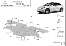 Hliníkový kryt motora Tesla Model Y (2020-2023)