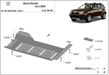 Oceľový kryt systému Start-Stop EGR Dacia Duster (2014-2017)