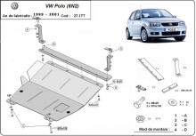 Oceľový kryt motora VW Polo (1999-2001)