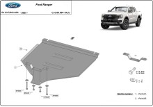Stalowa Osłona skrzyni biegów Ford Ranger - Aluminium (2023-2026)