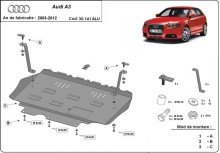 Hliníkový kryt motora Audi A3 (2003-2012)