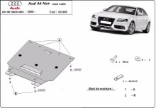 Oceľový kryt prevodovky Audi A4 4 B8 (2008-2014)