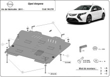 Stalowa Osłona pod silnik Opel Ampera (2011-2019)