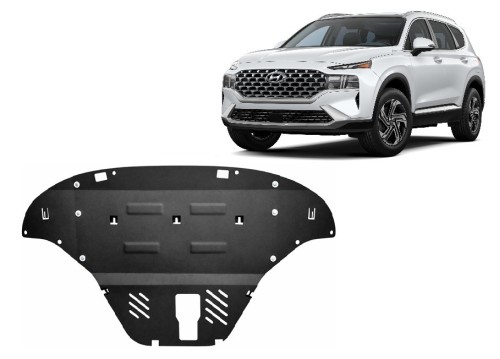 Oceľový kryt motora Hyundai Santa Fe (2018-2023)
