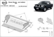 Hliníkový kryt chladiča Nissan Navara (2005-2015)
