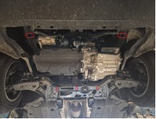 Stalowa Osłona pod silnik Ford Transit Connect- automatyczna skrzynia biegów (2024-2026)