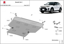 Aluminium Osłona pod silnik Suzuki SX4 (2023-2026)