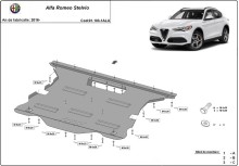 Hliníkový kryt motora Alfa Romeo Stelvio (2016-2026)