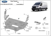 Hliníkový kryt motora Ford Transit (2013-2023)