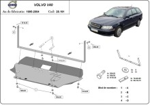 Stalowa Osłona pod silnik Volvo V40 (1995-2004)