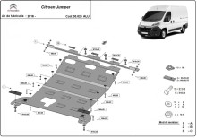 Hliníkový kryt motora Citroen Jumper (2016-2026)