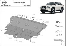 Hliníkový kryt motora Nissan X-Trail (2021-2026)