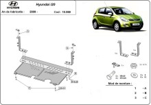 Oceľový kryt motora Hyundai i 20 (2009-2014)