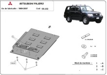 Stalowa Osłona skrzyni biegów Mitsubishi Pajero 3 (V60, V70) (1999-2007)