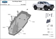 Oceľový kryt palivovej nádrže Ford Ranger Raptor (2020-2023)