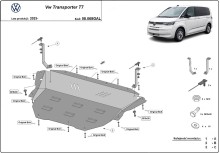 Stalowa Osłona pod silnik galwanizowana Volkswagen Transporter T7 (2023-2026)