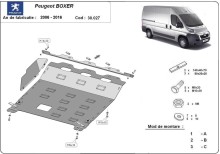 Stalowa Osłona pod silnik Peugeot Boxer (2006-2016)