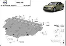 Stalowa Osłona pod silnik Volvo S40 (2004-2012)