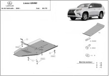 Stalowa Osłona skrzyni biegów Lexus GX460 - Aluminium (2010-2026)