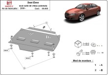 Oceľový kryt prevodovky Seat Exeo (2008-2013)