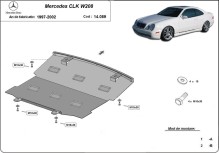 Stalowa Osłona pod silnik Mercedes CLK W208 (1997-2002)