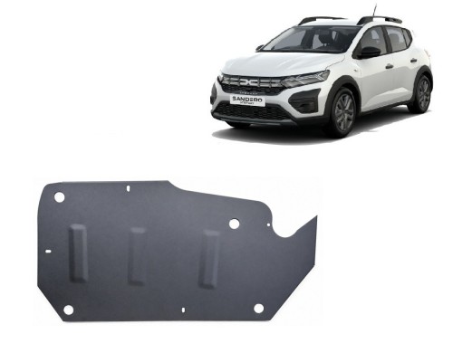 Oceľový kryt palivovej nádrže Dacia Sandero III (2021-2026)