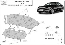 Oceľový kryt motora Mercedes E-Classe (2009-2016)