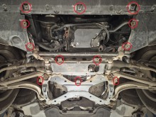 Oceľový kryt motora Baic Beijing BJ60 (2017-2025)