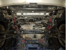 Oceľový kryt motora BMW X3 - F25 (2010-2017)