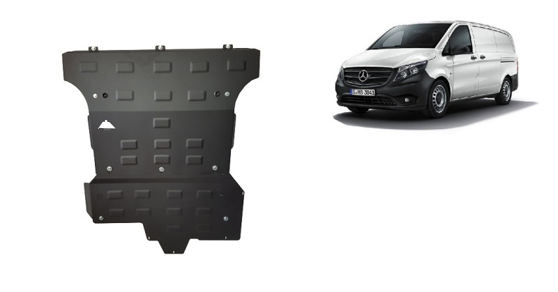 Stalowa Osłona pod silnik Mercedes Vito W447, 2.2 D, 4x4 (2014-2020)