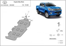 Stalowa Osłona zbiornika paliwa Toyota Hilux Revo (2016-2026)