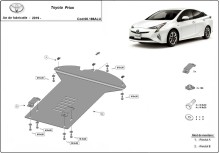 Hliníkový kryt katalyzátora Toyota Prius (2019-2026)