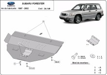 Stalowa Osłona pod silnik Subaru Forester 1 (1997-2002)