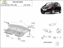Oceľový kryt motora Chevrolet Spark (2005-2009)