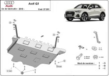 Oceľový kryt motora Audi Q3 (2018-2025)