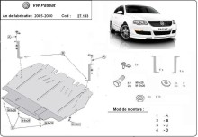 Oceľový kryt motora VW Polo (2005-2014)