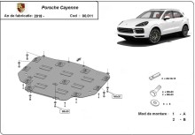 Stalowa Osłona skrzyni biegów Porsche Cayenne (2018-2026)