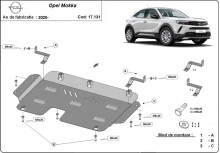 Stalowa Osłona pod silnik Opel Mokka B (2019-2026)