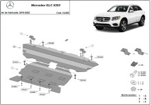 Oceľový kryt motora Mercedes GLC (2015-2022)