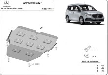 Oceľový kryt motora Mercedes EQT (2023-2026)