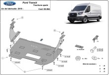 Oceľový kryt motora Ford Transit - RWD (2013-2023)