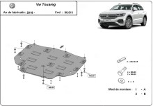 Oceľový kryt prevodovky manuálna VW Touareg 7L (2018-2026)