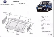 Oceľový kryt motora Fiat Doblo (2001-2010)