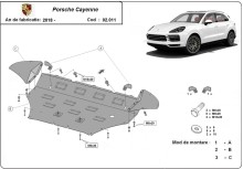 Oceľový kryt motora Porsche Cayenne (2018-2026)