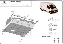 Oceľový kryt motora Citroen Jumper (2006-2016)