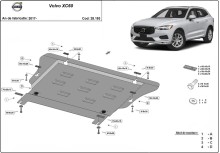 Oceľový kryt zadného elektromotora Tesla Model Y AWD (2017-2026)