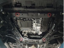 Hliníkový kryt motora Nissan X-Trail (2014-2021)