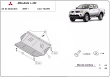 Oceľový kryt chladiča Mitsubishi L200 (2005-2015)
